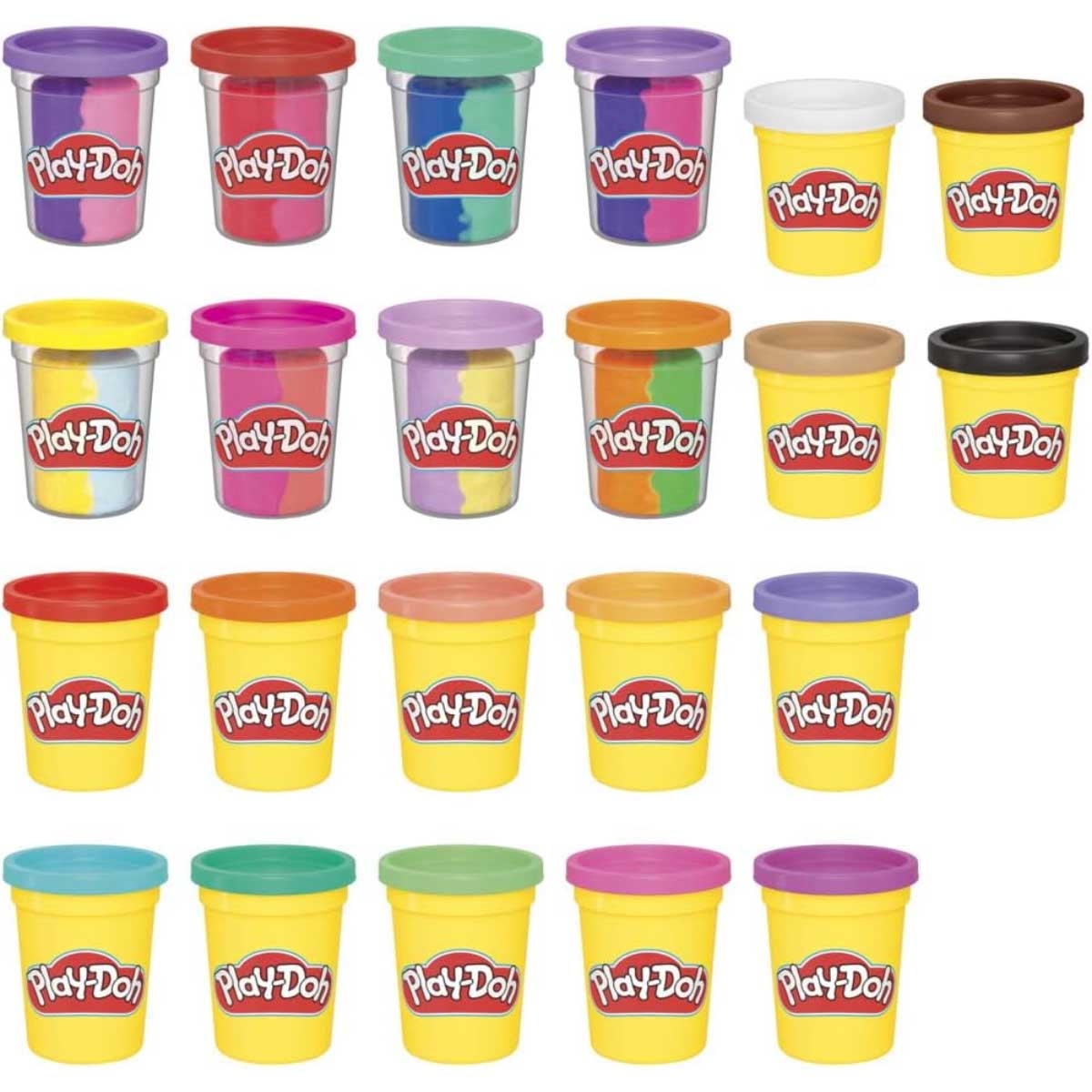 Play-Doh 22-Piece Ultimate Color Variety Dough Set Unisex, 2-3 Years