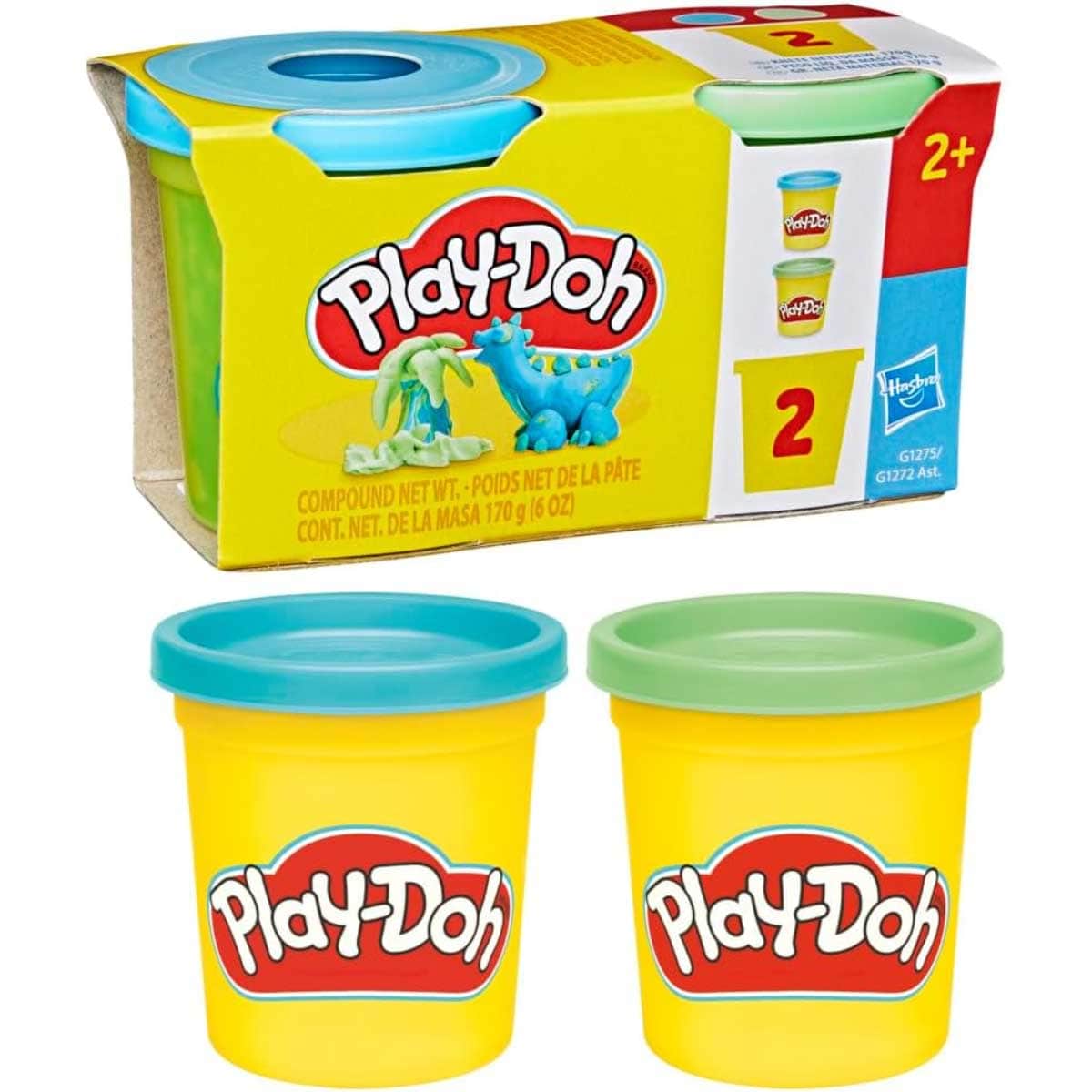 Play-Doh 2-Piece G06875L01 Compound Set Unisex, 2-3 Years