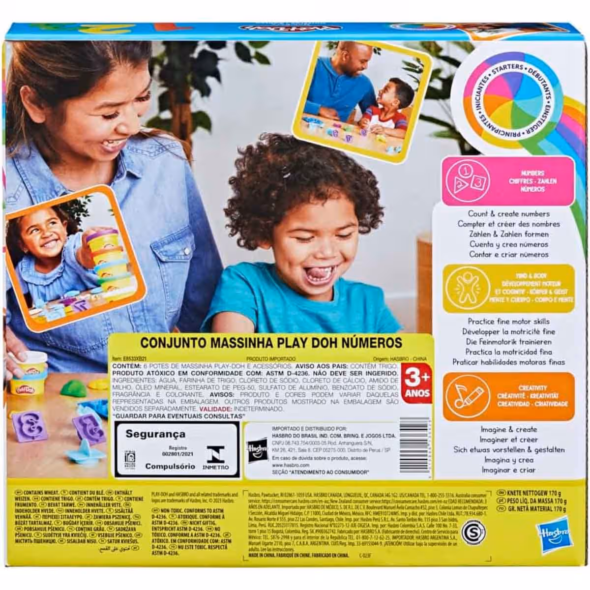 Play-Doh Assorted Fundamentals Dough Playset Unisex, 3-4 Years