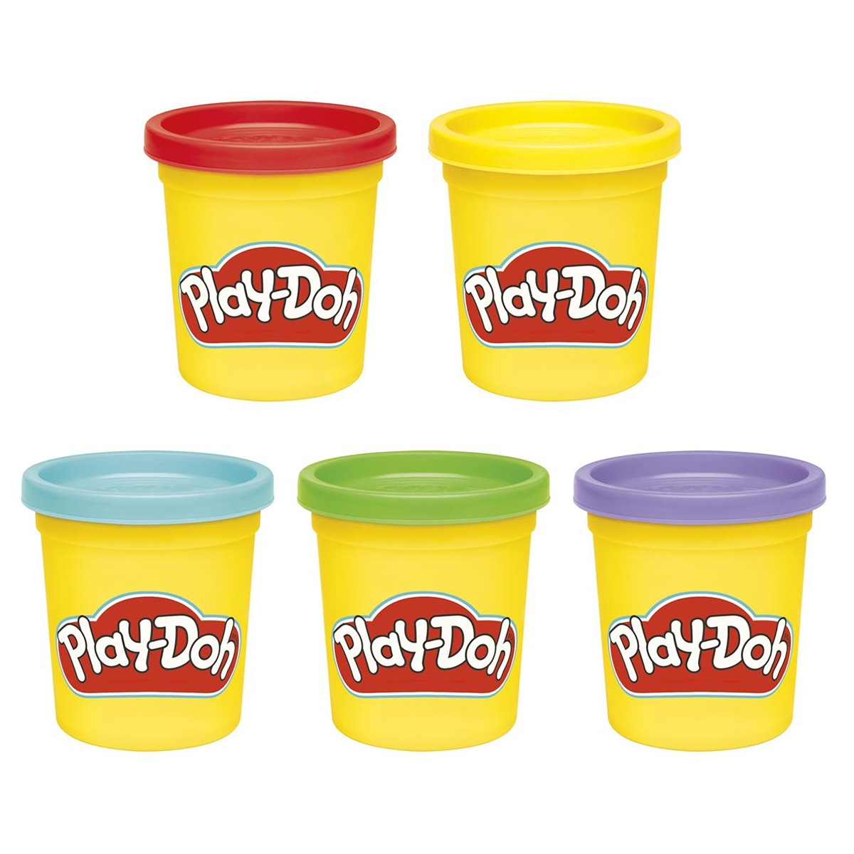 Play-Doh Back to School Dough Set Unisex, 3-4 Years, Pack of 5