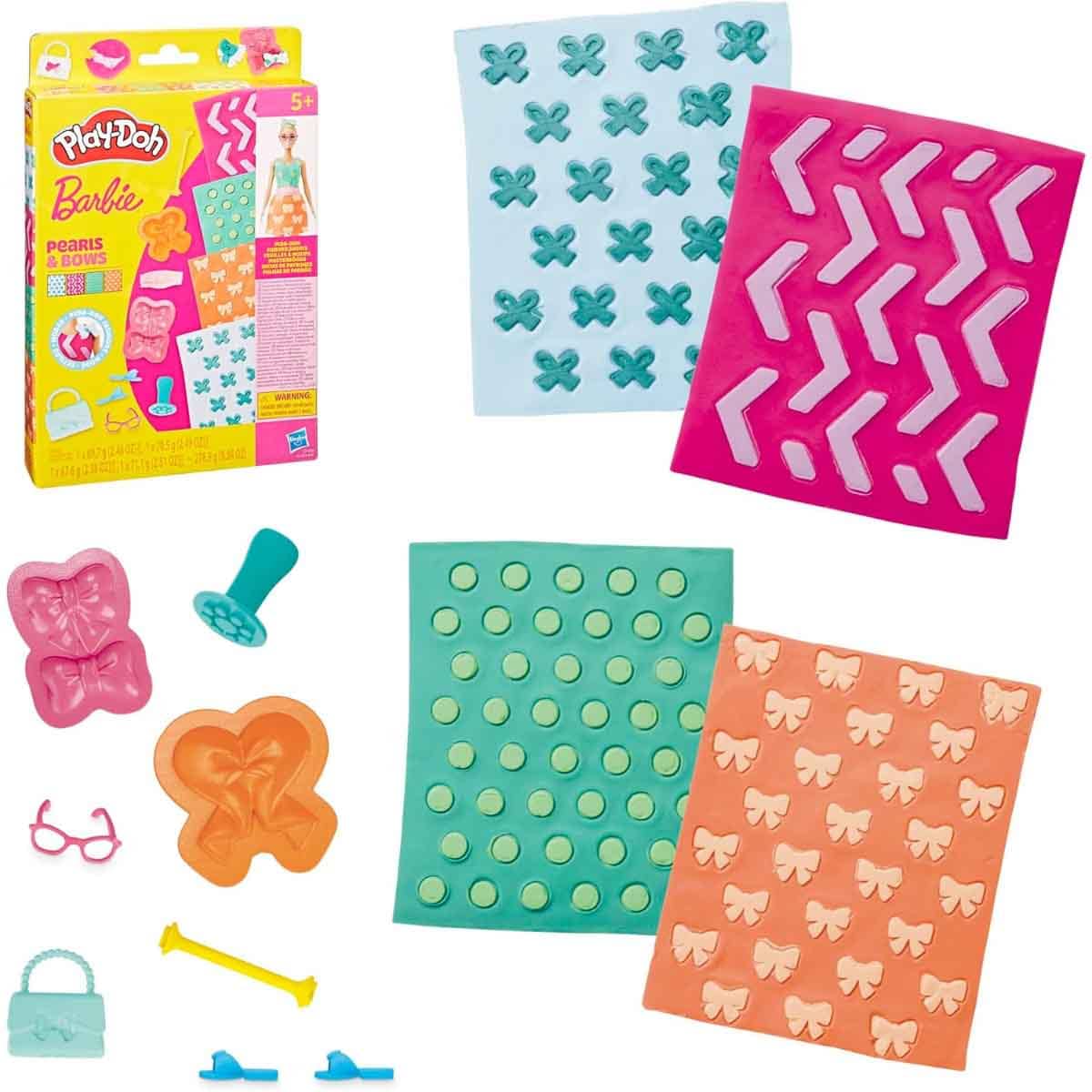 Play-Doh Barbie Beads & Bows Accessory Pack Girls, 5-7 Years