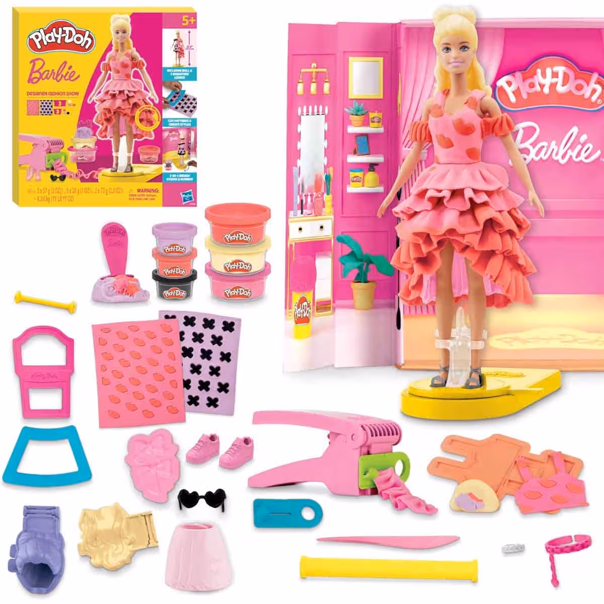 Play-Doh Barbie Fashion Show Playset Girls, 5-7 Years