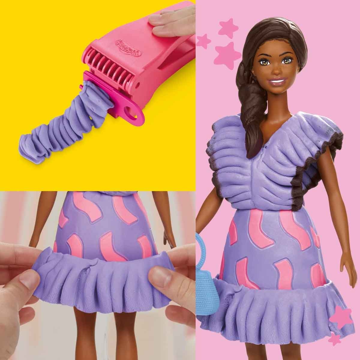 Play-Doh Barbie Fashionista Ruffles Dollset Girls, 5-7 Years