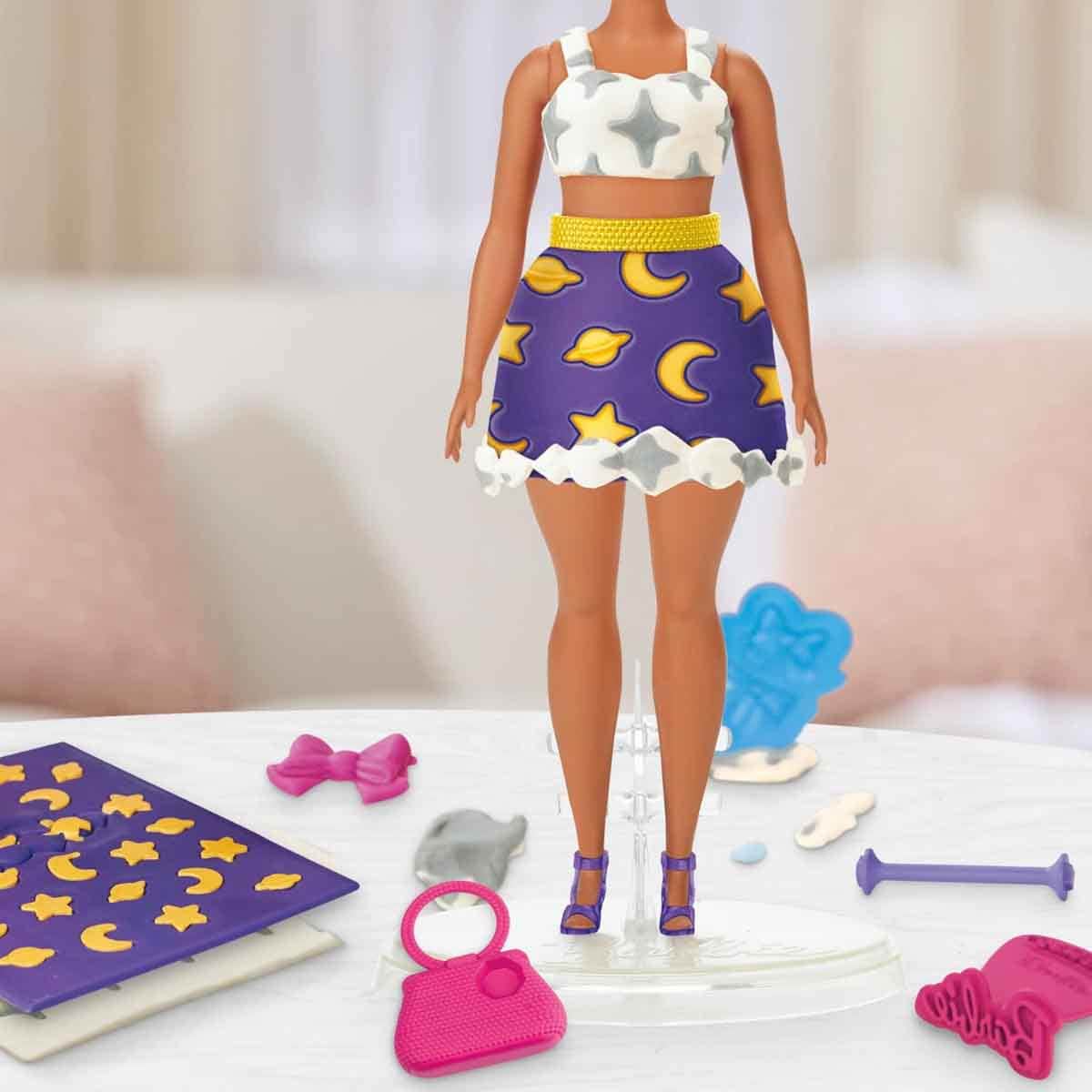 Play-Doh Barbie Glitter & Gemstones Accessory Pack Girls, 5-7 Years
