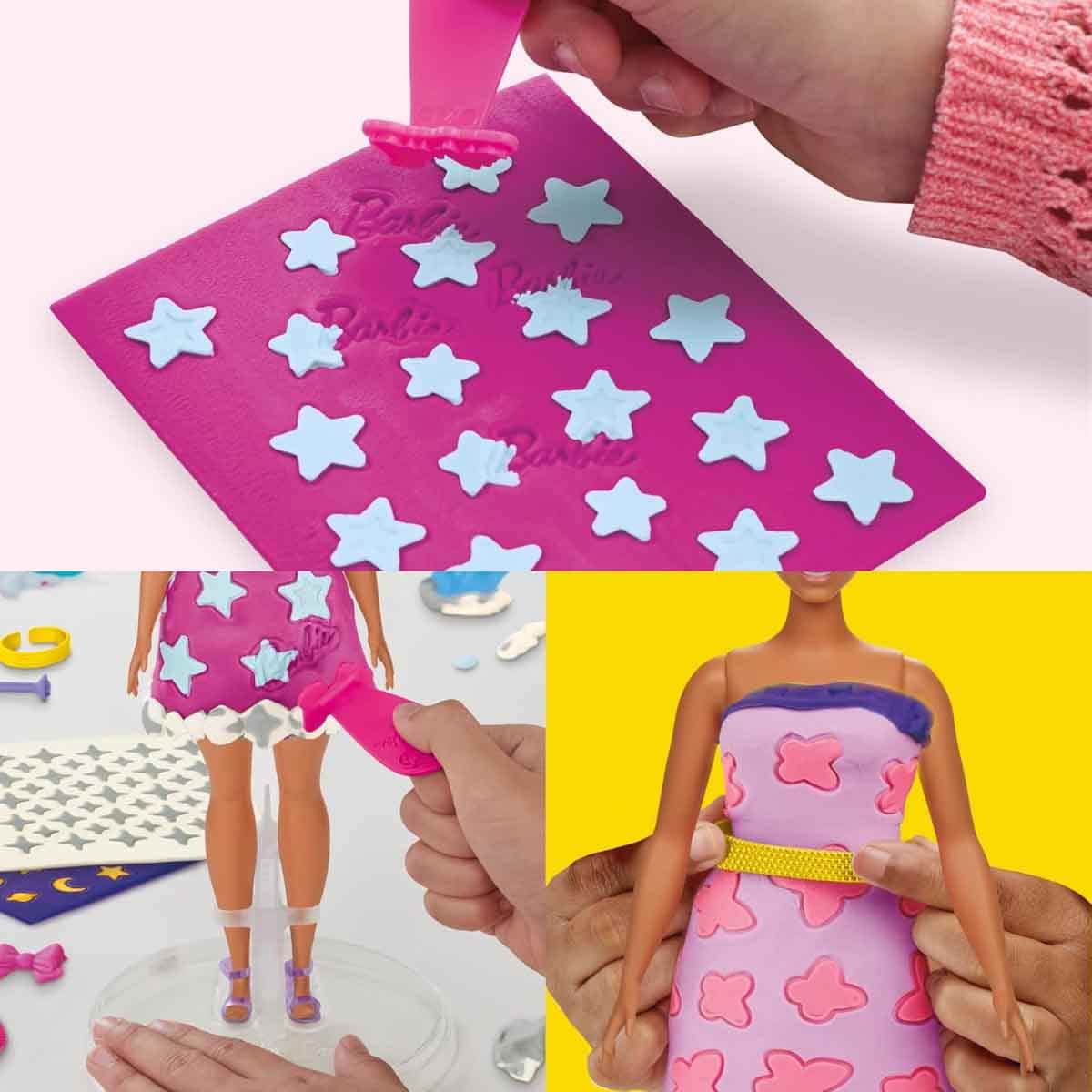 Play-Doh Barbie Glitter & Gemstones Accessory Pack Girls, 5-7 Years