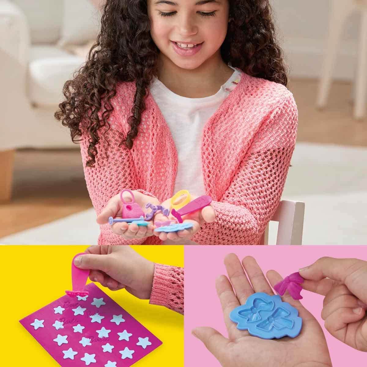 Play-Doh Barbie Glitter & Gemstones Accessory Pack Girls, 5-7 Years