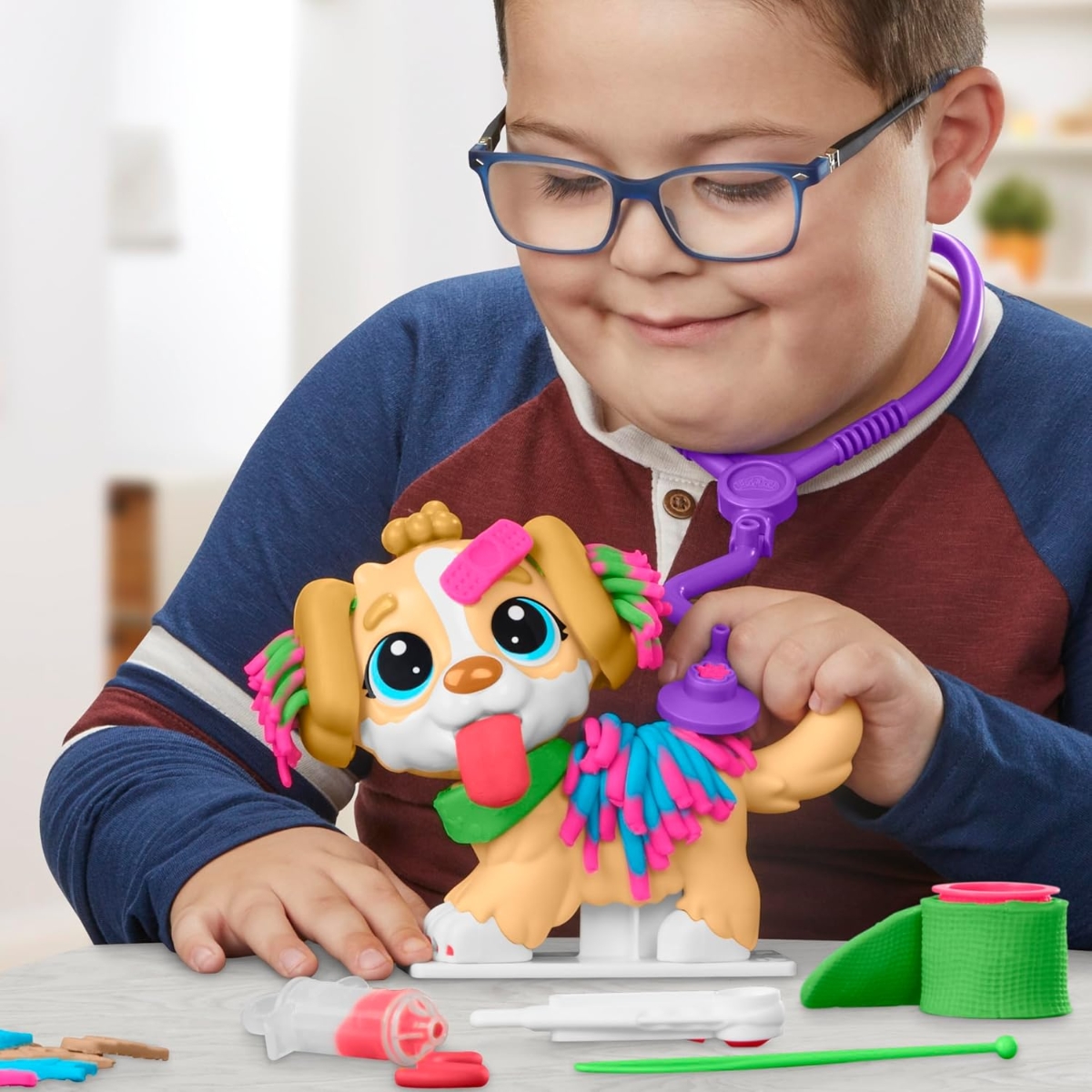 Play-Doh Care N Carry Vet Clay Set Unisex, 3-4 Years