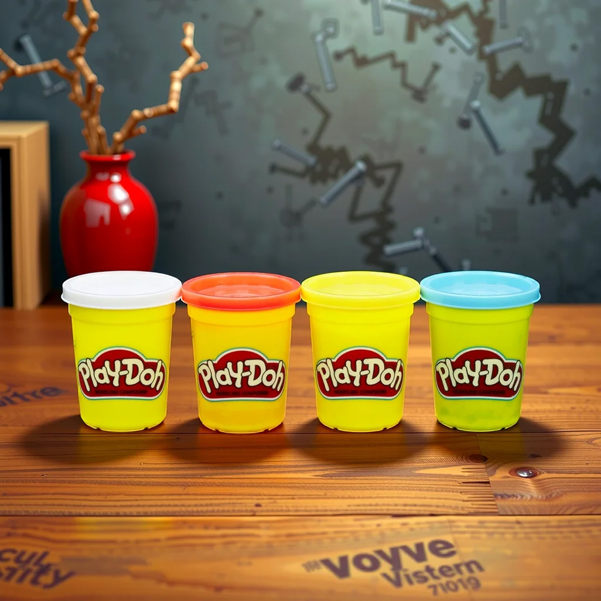 Play-Doh Classic Colours Dough Unisex, 3-4 Years, Pack of 4