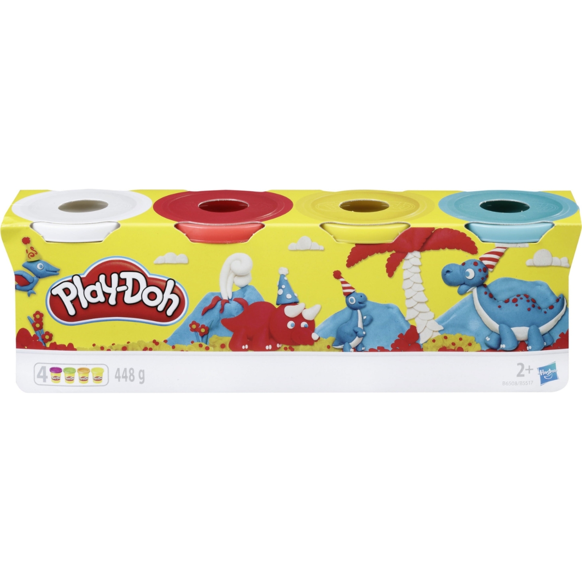 Play-Doh Classic Colours Dough Unisex, 3-4 Years, Pack of 4