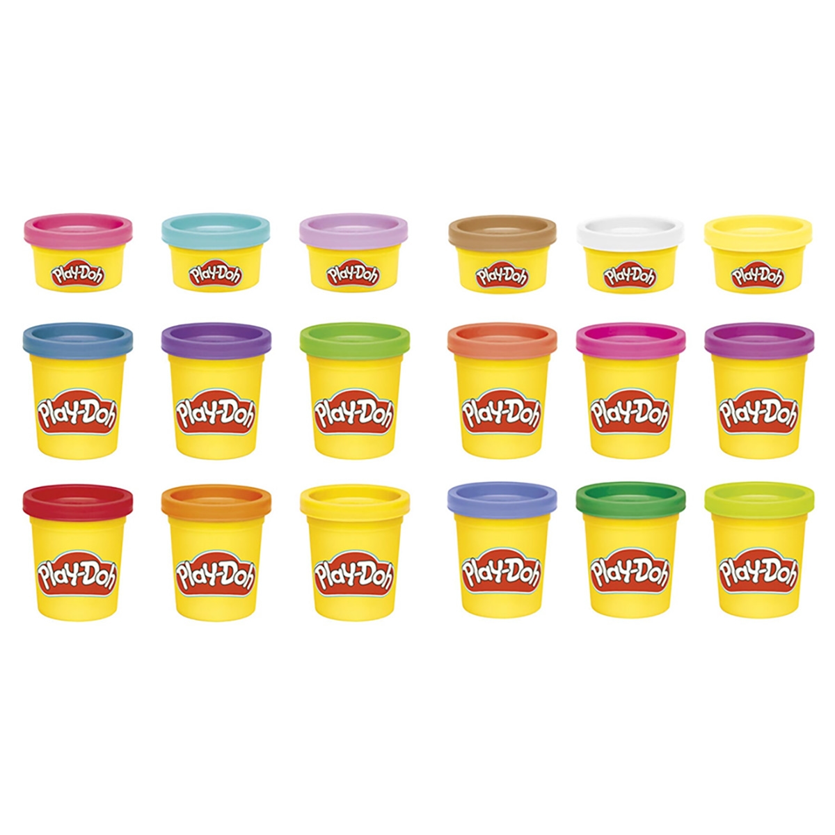 Play-Doh Assorted Colorful Compound Garden Dough Set Unisex, 3-4 Years, Pack of 9