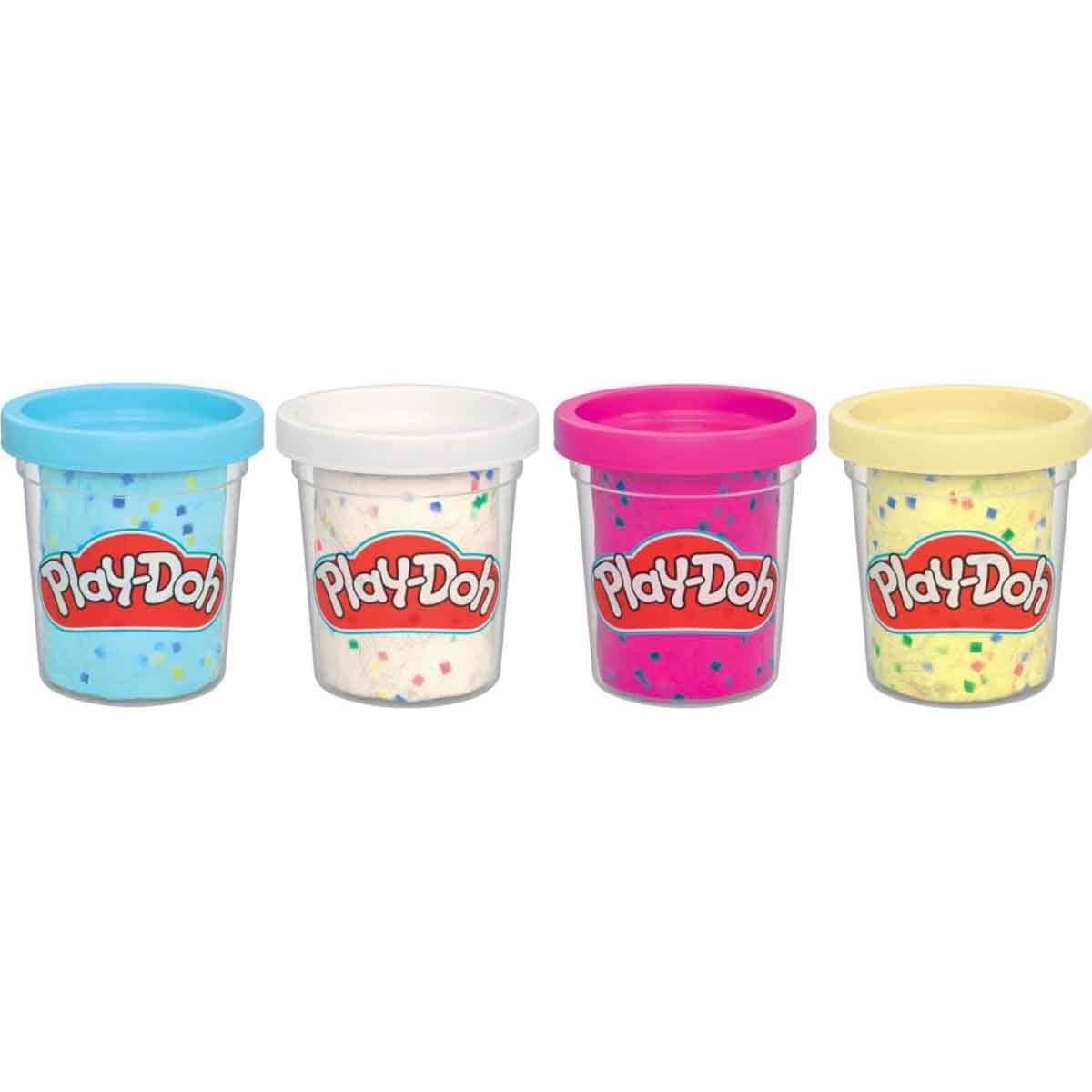 Play-Doh Confetti Dough Set Unisex, 3-4 Years, Pack of 4