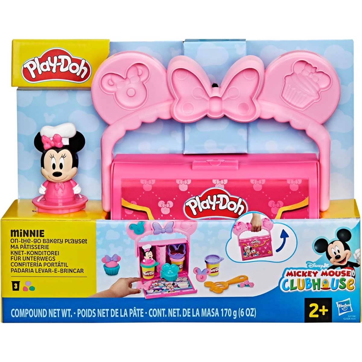 Play-Doh Disney Junior On the Go Bakery Playset Girls, 2-3 Years