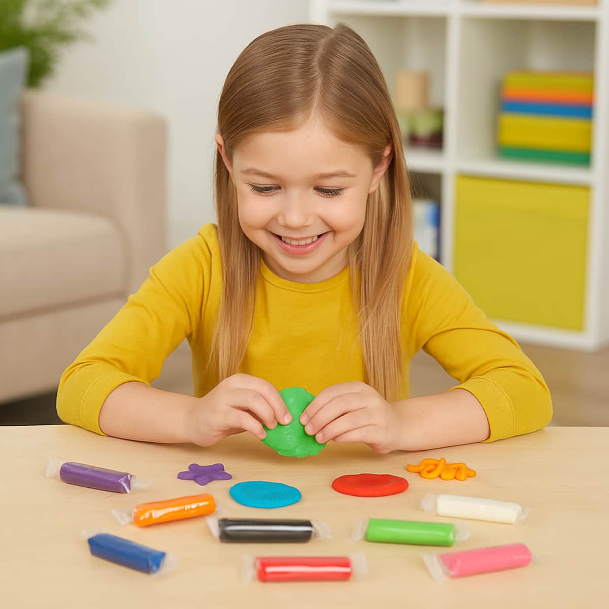 بلاي-دو - أعواد ألوان أساسية للجنسين، 3-4 سنوات، مجموعة من 10
