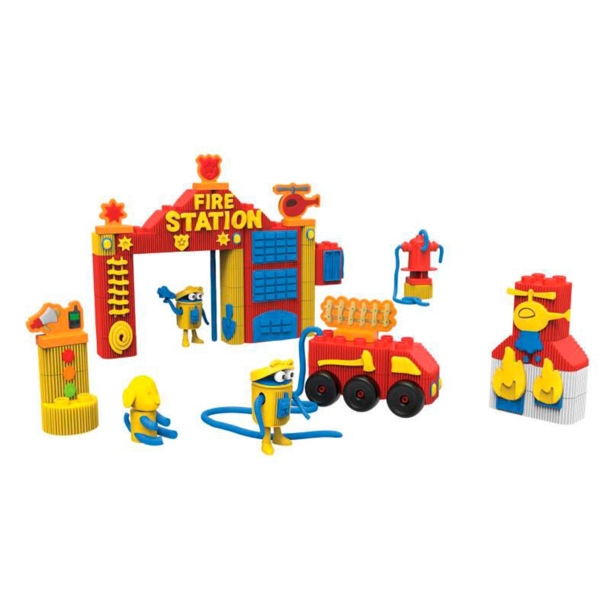 Play-Doh Fire Engine Blocks Set Unisex, 3-4 Years