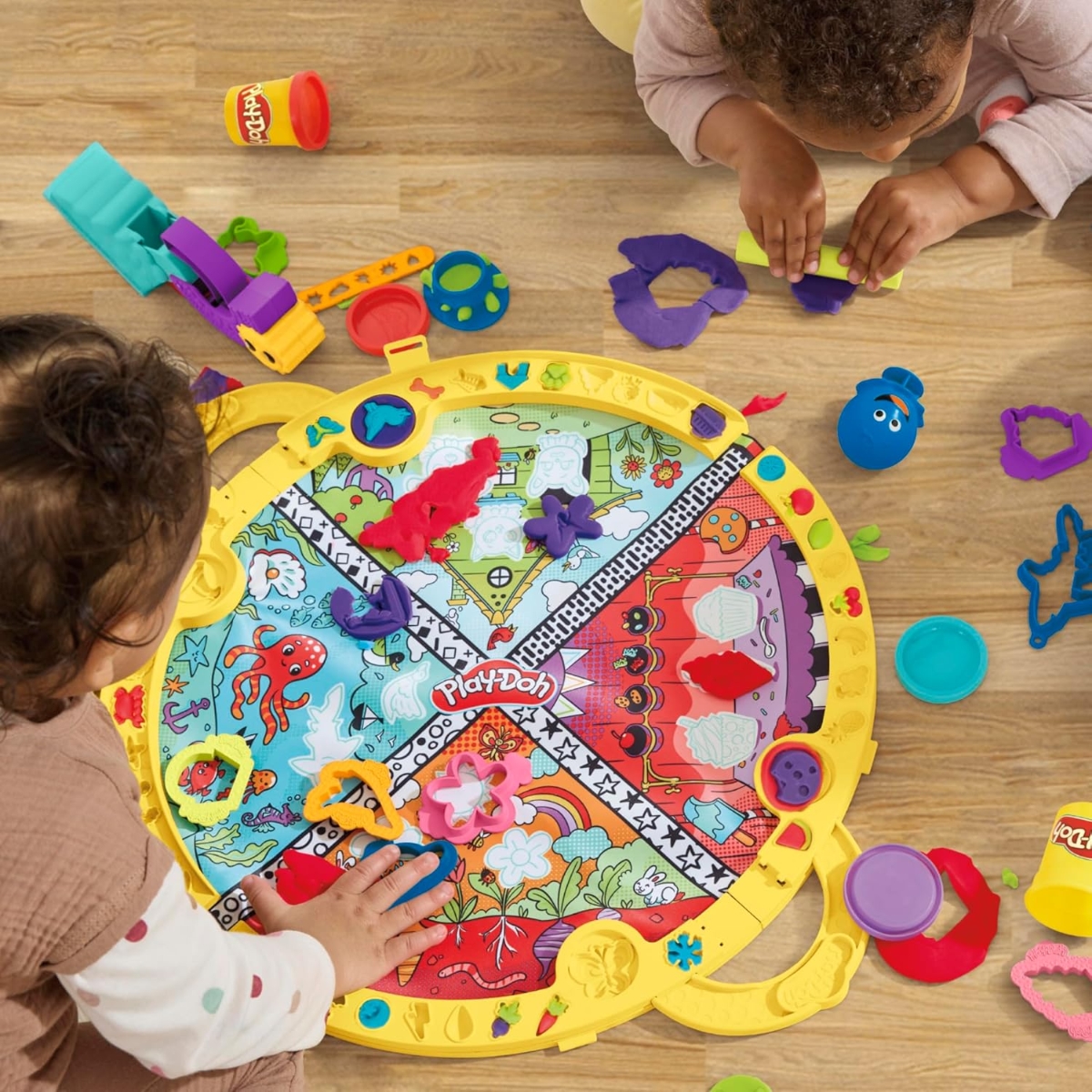 Play-Doh Fold and Go Playmat Starter Set Unisex, 3-4 Years