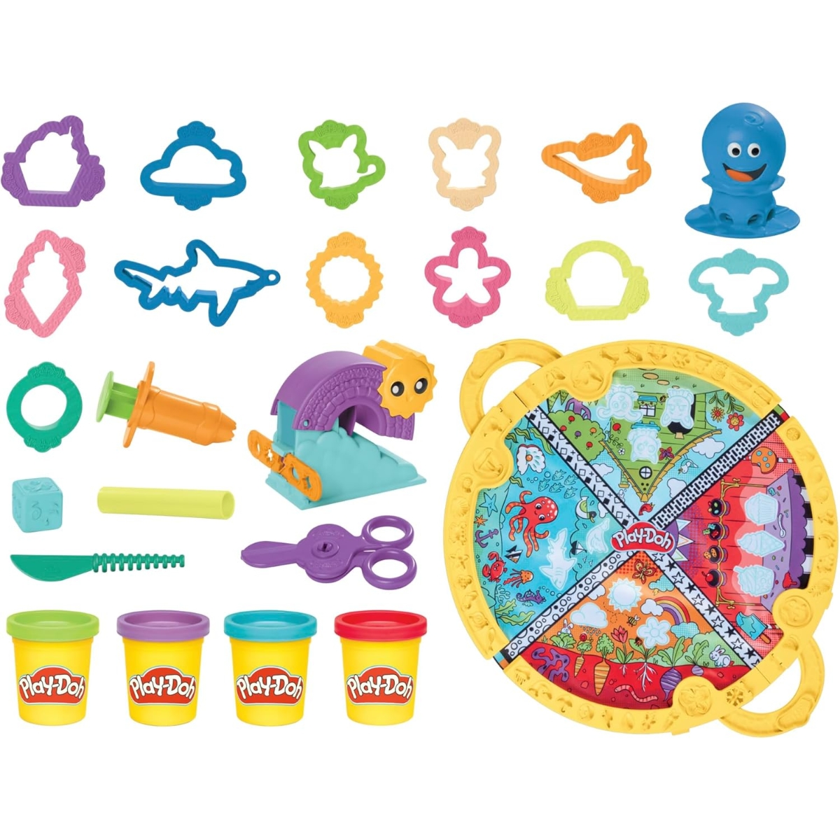 Play-Doh Fold and Go Playmat Starter Set Unisex, 3-4 Years