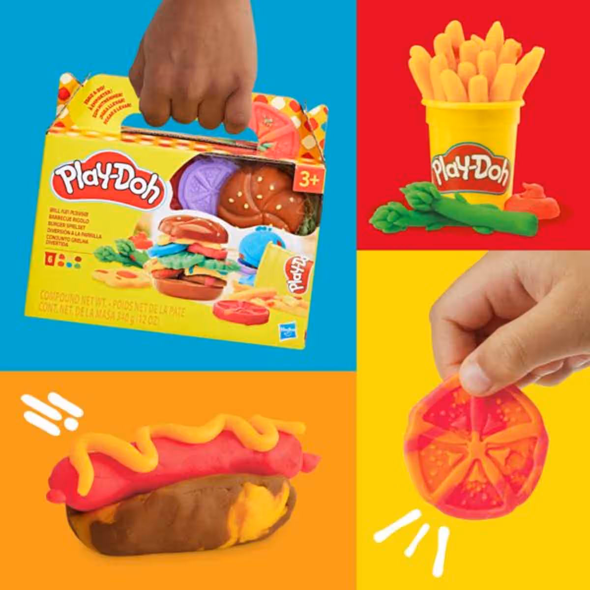 Play-Doh Grill Fun Playset Unisex, 3-4 Years