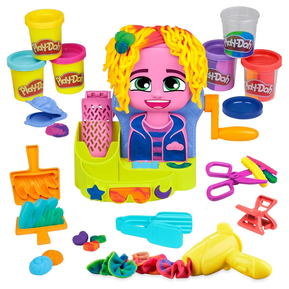 Play-Doh Hair Styling Salon Playset Unisex, 3-4 Years