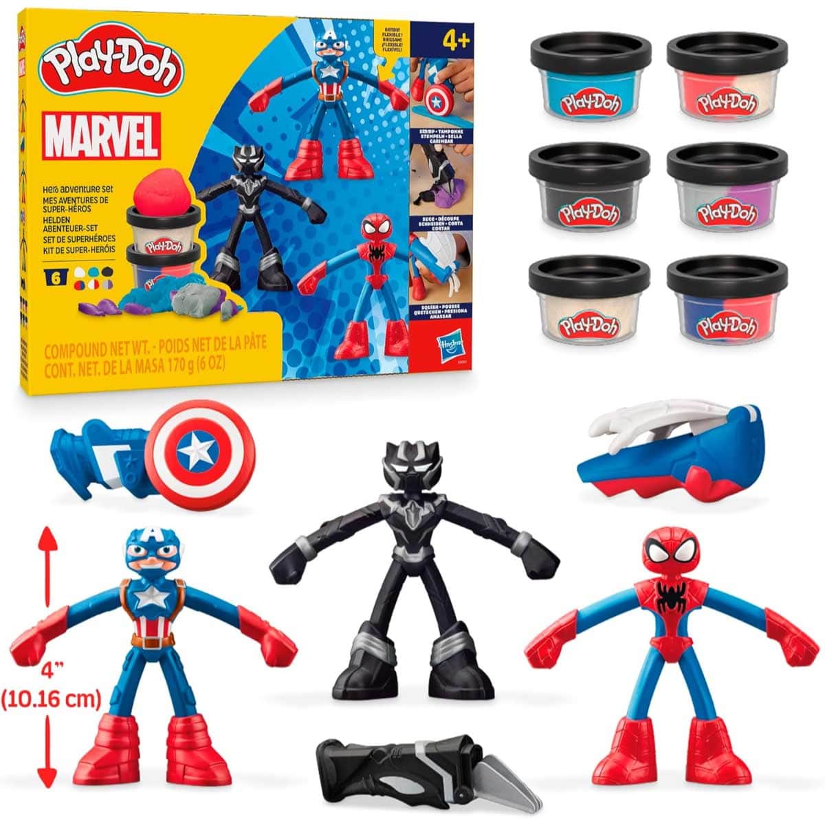 Play-Doh Hero Adventure Modeling Clay Set Unisex, 5-7 Years