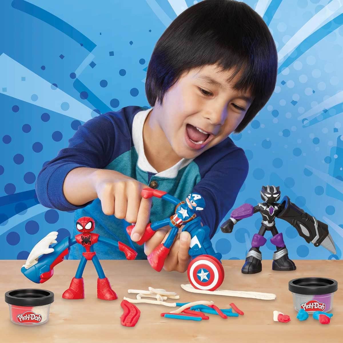 Play-Doh Hero Adventure Modeling Clay Set Unisex, 5-7 Years