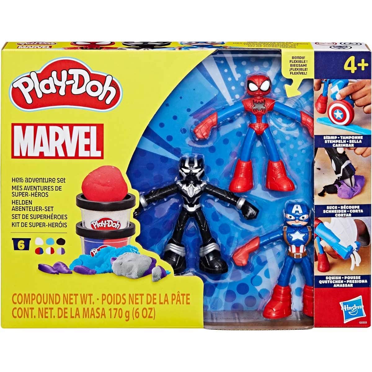 Play-Doh Hero Adventure Modeling Clay Set Unisex, 5-7 Years