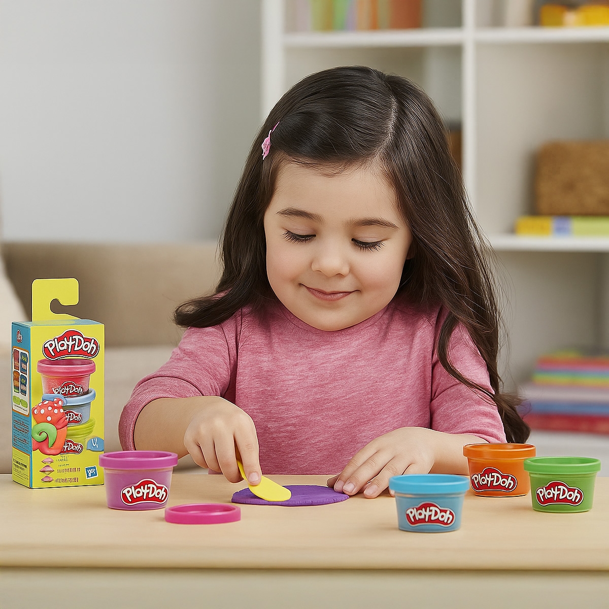 Play-Doh Irresistible Theme 1 Mini Playing Compound Unisex, 3-4 Years, Pack of 4
