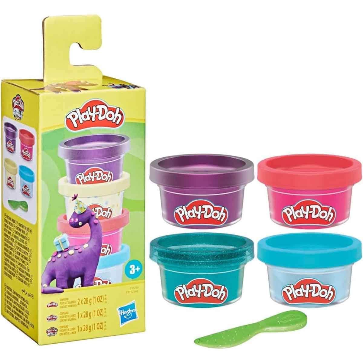 Play-Doh Irresistible Theme 3 Mini Playing Compound Unisex, 3-4 Years, Pack of 4