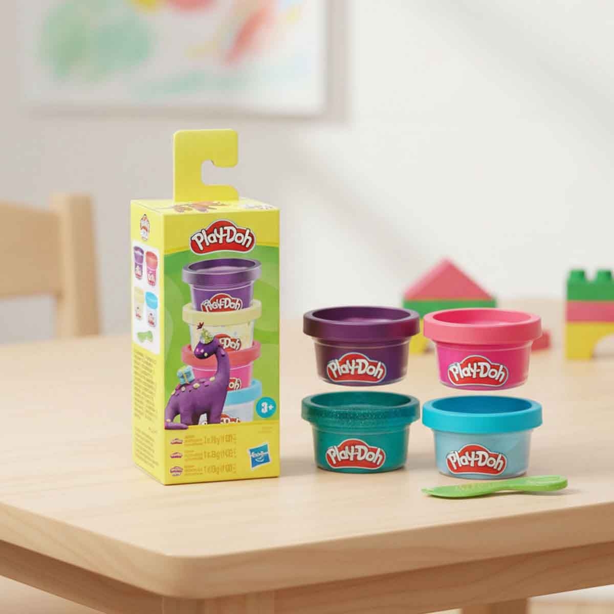 Play-Doh Irresistible Theme 3 Mini Playing Compound Unisex, 3-4 Years, Pack of 4