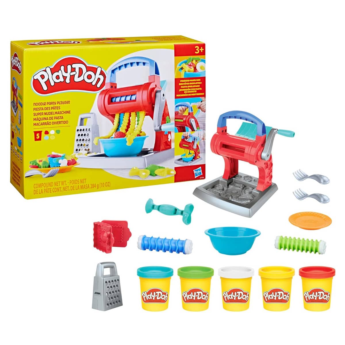 Play-Doh Kitchen Creations Noodle Party Playset Unisex, 3-4 Years