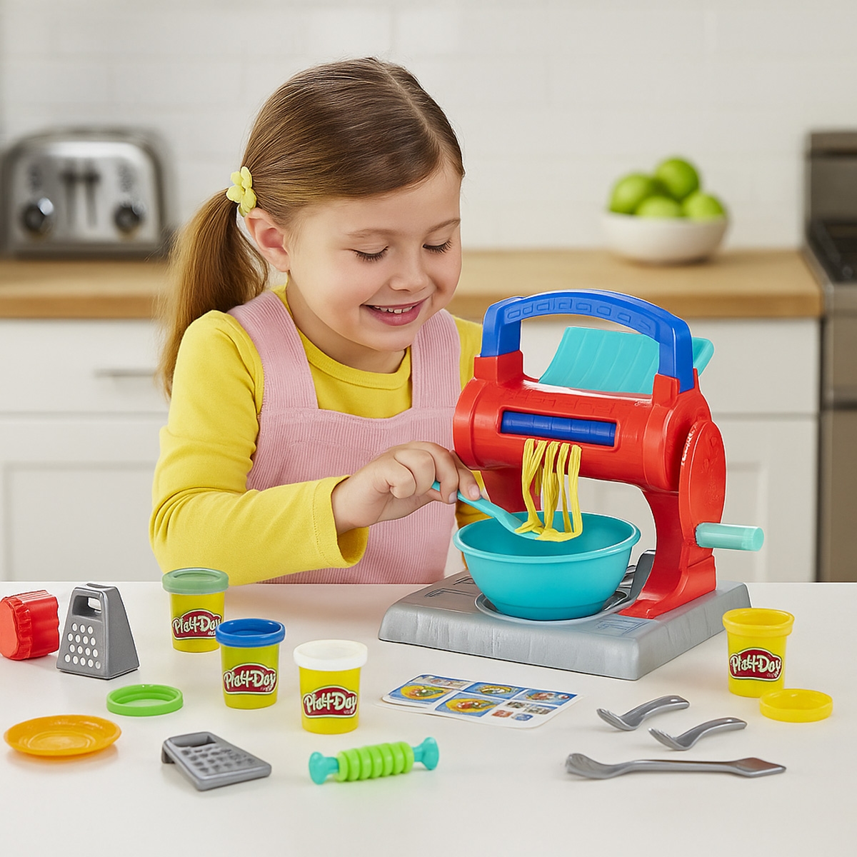 Play-Doh Kitchen Creations Noodle Party Playset Unisex, 3-4 Years