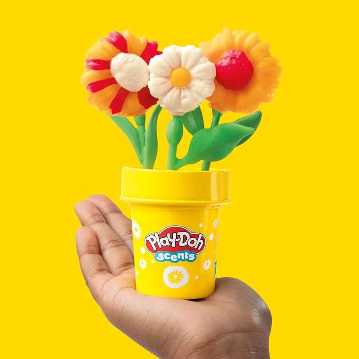 Play-Doh Lil Flowers Sunflowers & Daisies Playset Unisex, 3-4 Years