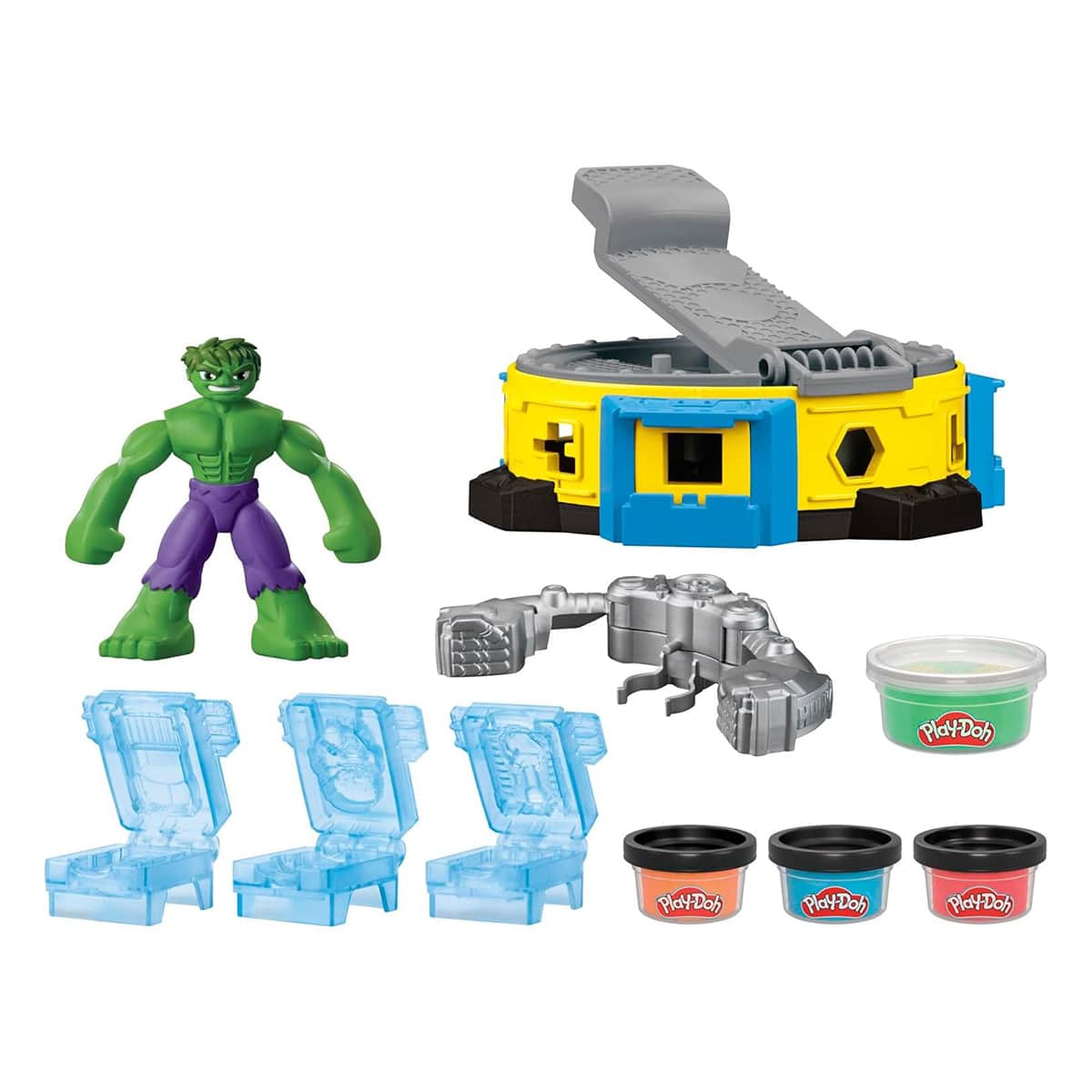 Play-Doh Marvel Hulk Smash & Squish Playset with Hulk Action Figure Unisex, 5-7 Years