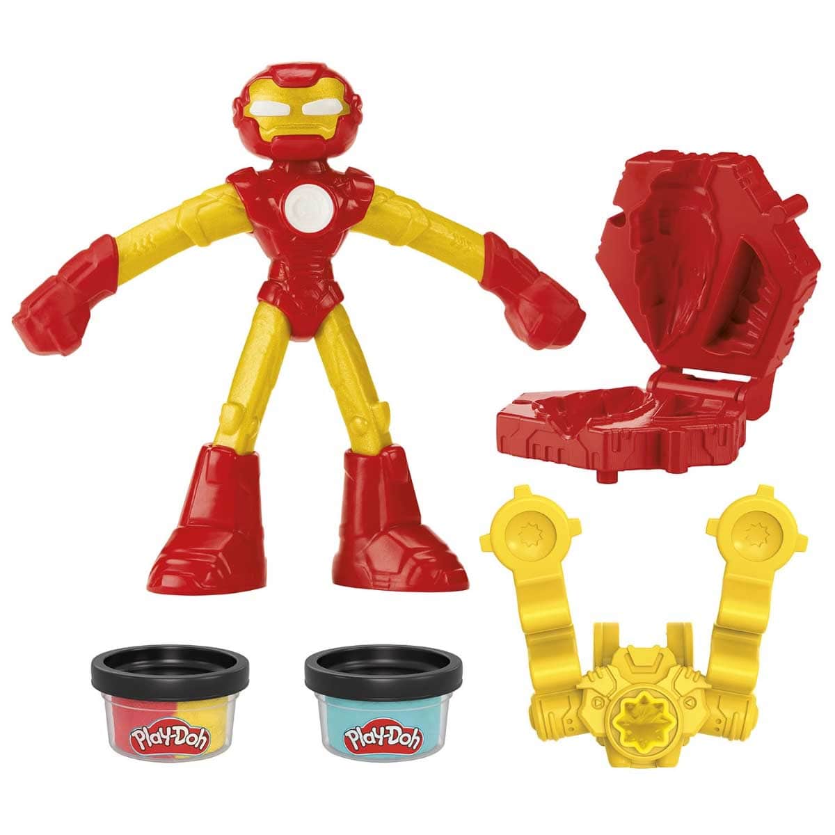 Play-Doh Marvel Iron Man Blast Launcher Playset Unisex, 5-7 Years