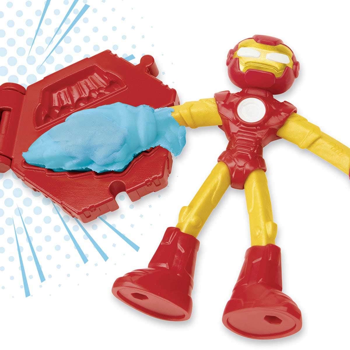 Play-Doh Marvel Iron Man Blast Launcher Playset Unisex, 5-7 Years