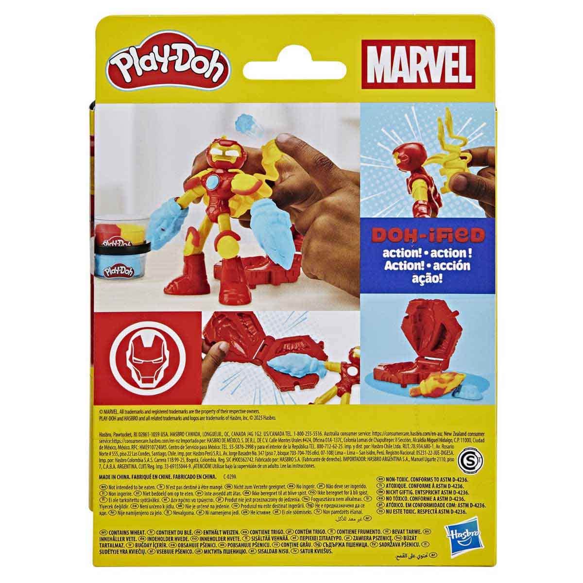 Play-Doh Marvel Iron Man Blast Launcher Playset Unisex, 5-7 Years