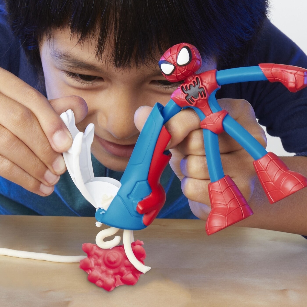 Play-Doh Marvel Spider-Man Thwip Squisher Playset Unisex, 5-7 Years