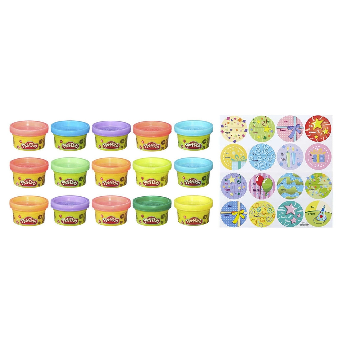 Play-Doh Party Bag Modeling Compound Unisex, 3-4 Years, Pack of 15
