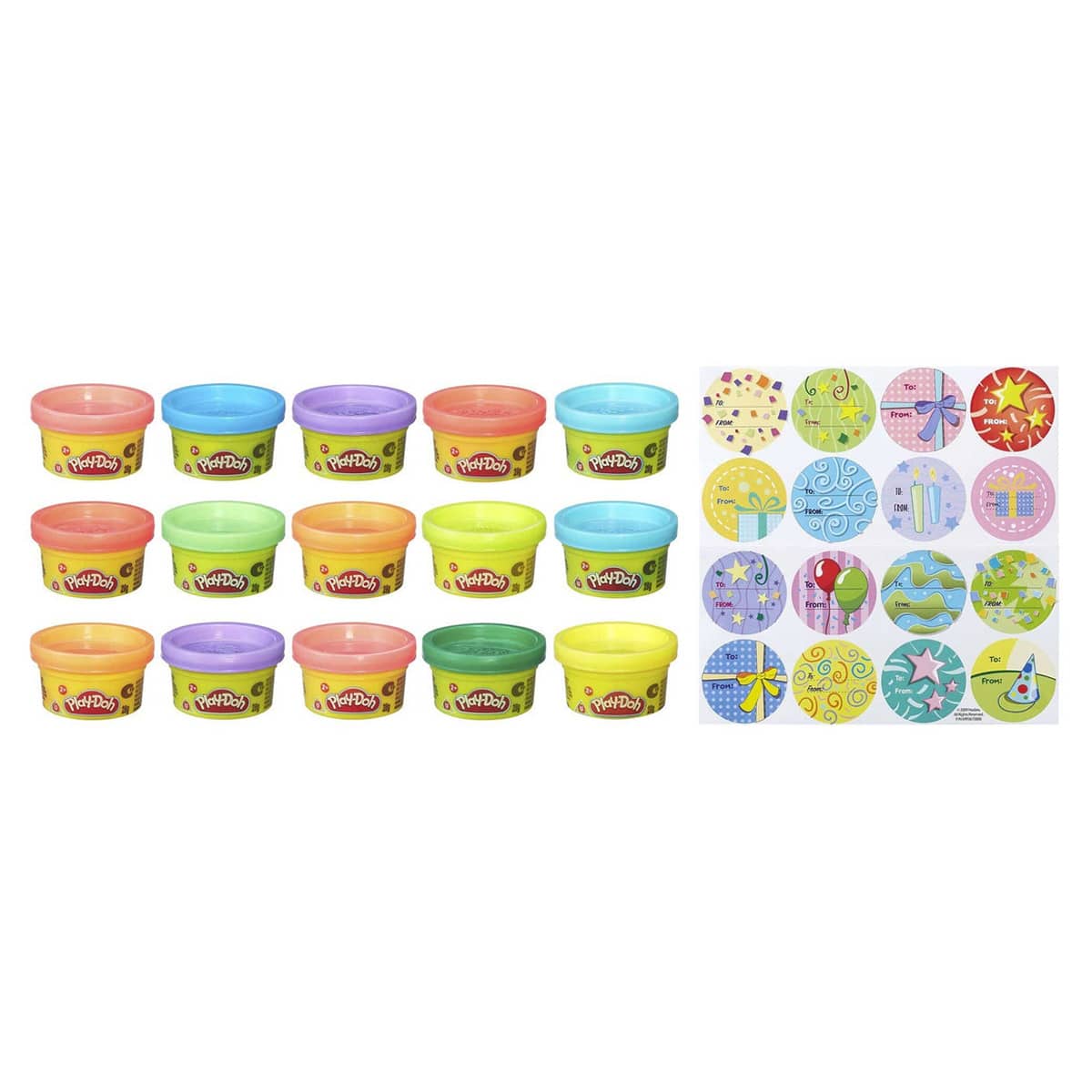Play-Doh Party Bag Modeling Compound Unisex, 3-4 Years, Pack of 15