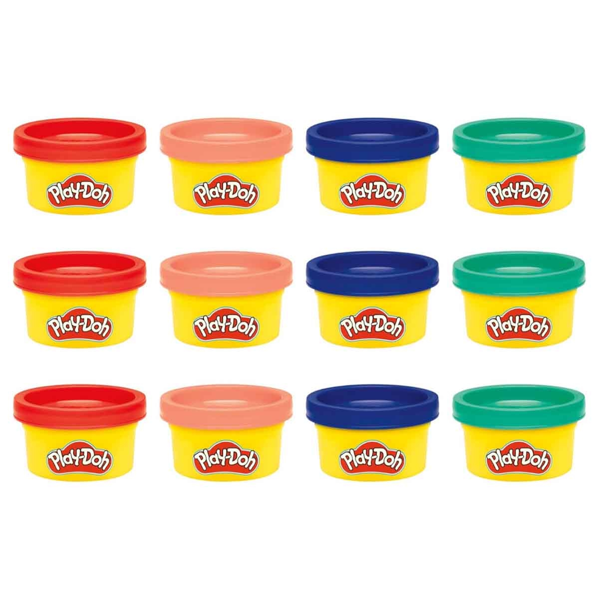 بلاي دو مجموعة صلصال علب الحفلات، للجنسين، 3-4 سنوات، مجموعة 12