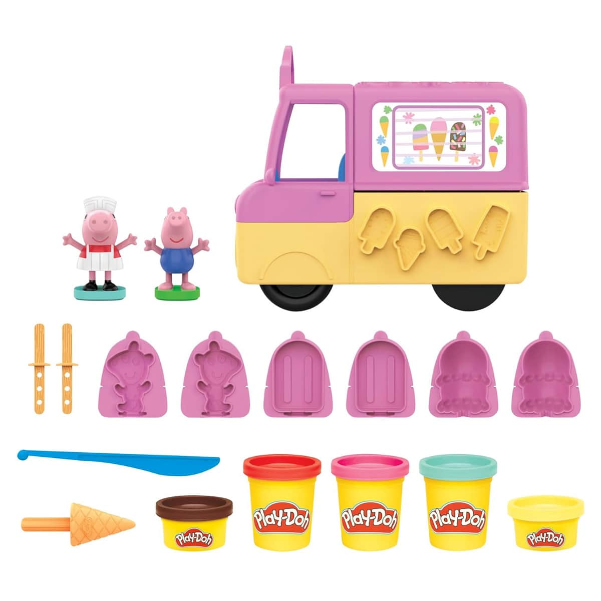 Play-Doh Peppas Ice Cream Playset Unisex, 3-4 Years