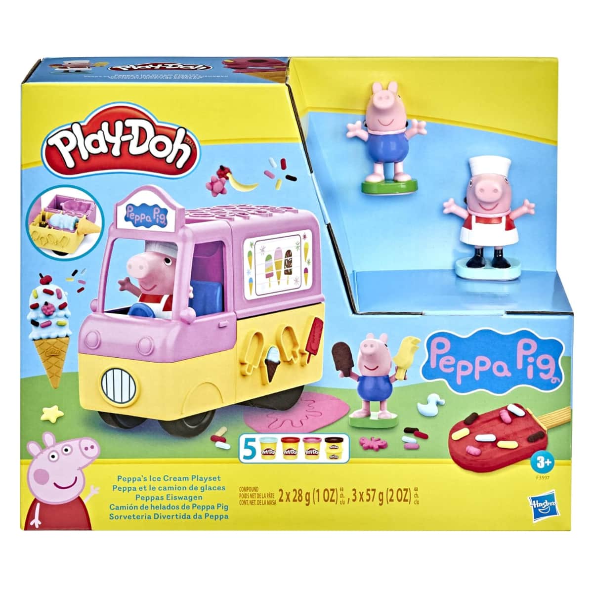 Play-Doh Peppas Ice Cream Playset Unisex, 3-4 Years