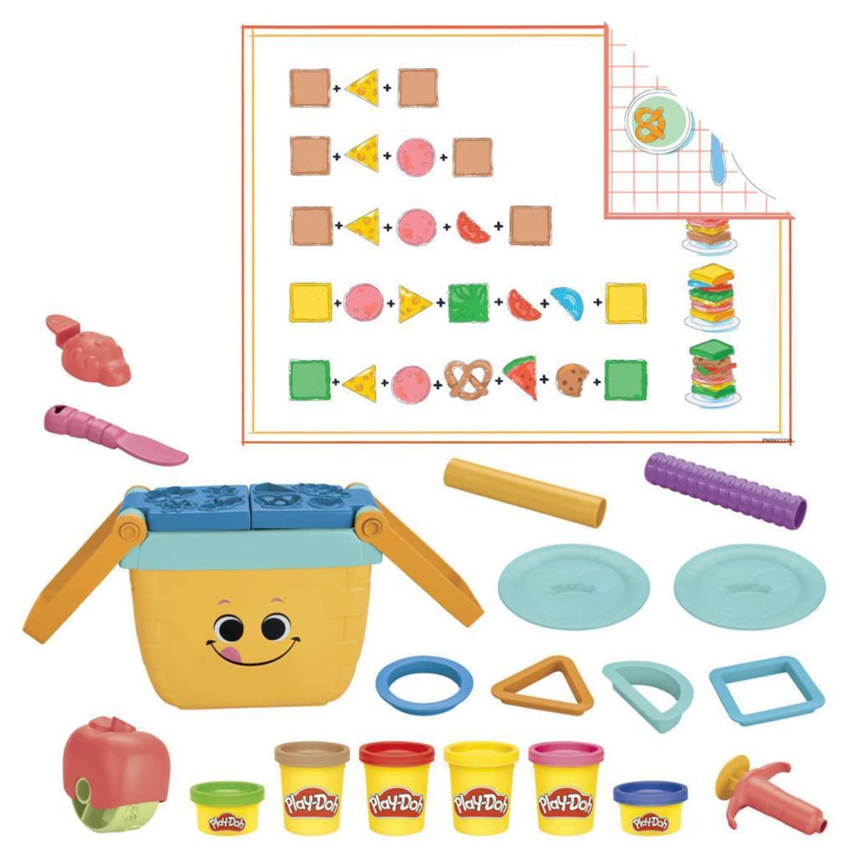 Play-Doh Picnic Shapes Starter Set Unisex, 3-4 Years