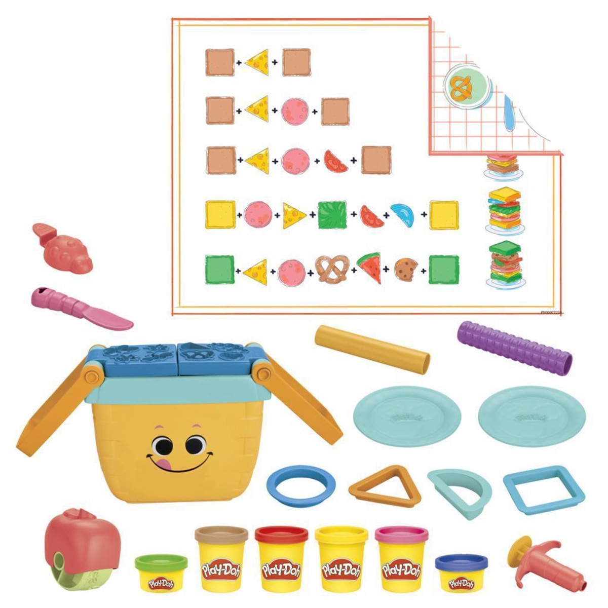 Play-Doh Picnic Shapes Starter Set Unisex, 3-4 Years