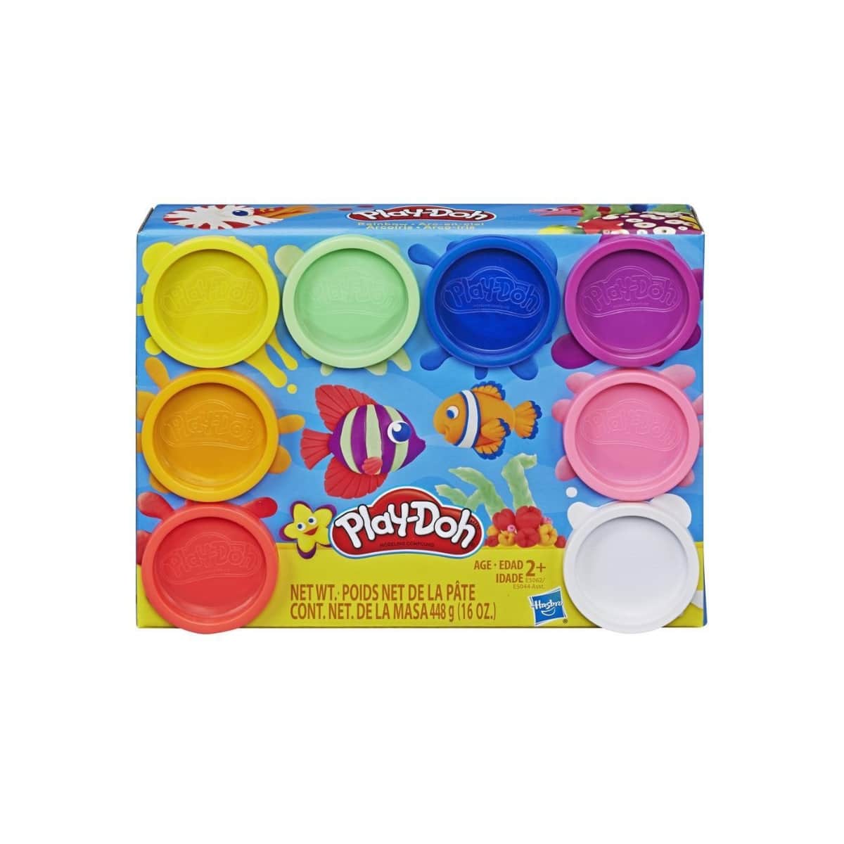 Play-Doh Rainbow Non-Toxic Modeling Compound Unisex, 3-4 Years, Pack of 8