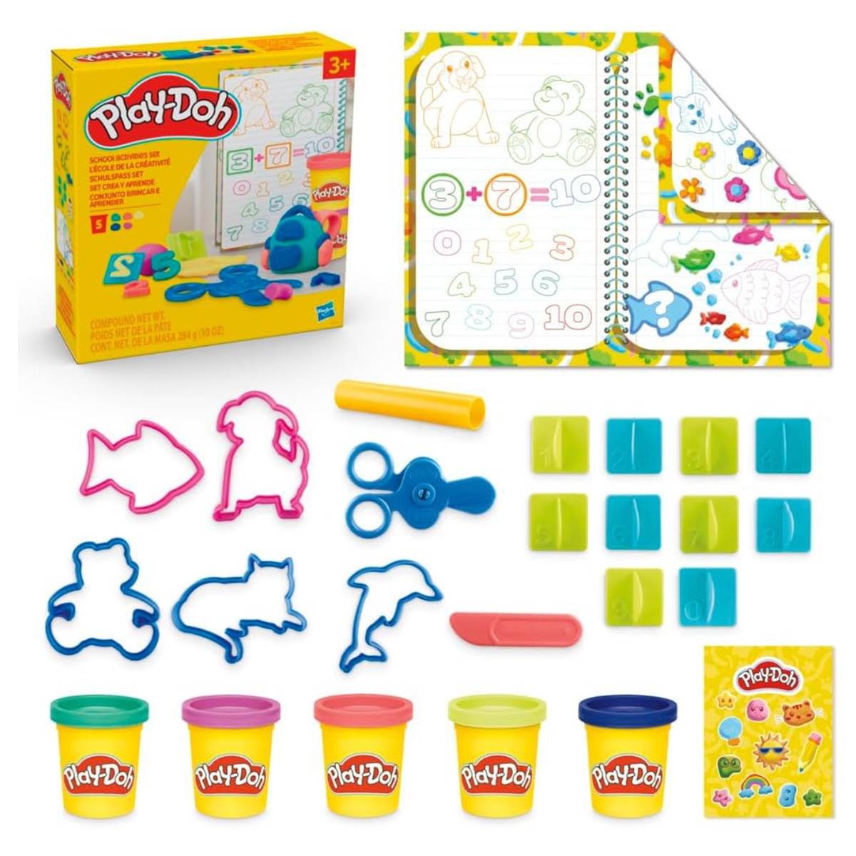 بلاي-دو - مجموعة الأنشطة المدرسية للجنسين، 3-4 سنوات