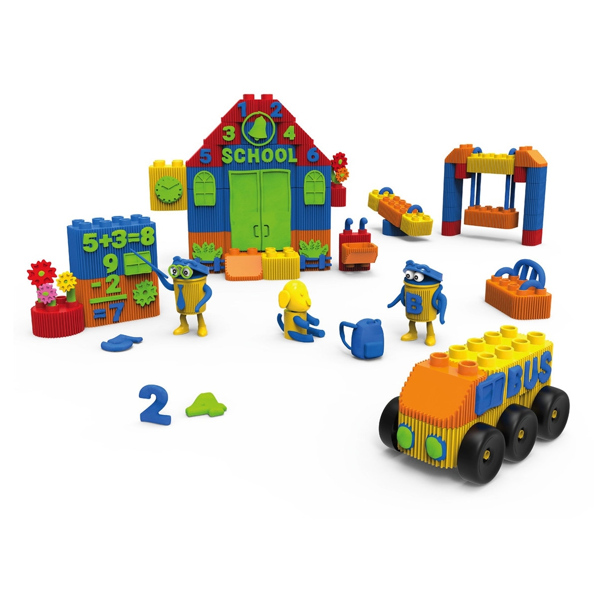 Play-Doh School Play N' Learn Blocks Playset, Unisex, 3-4 Years