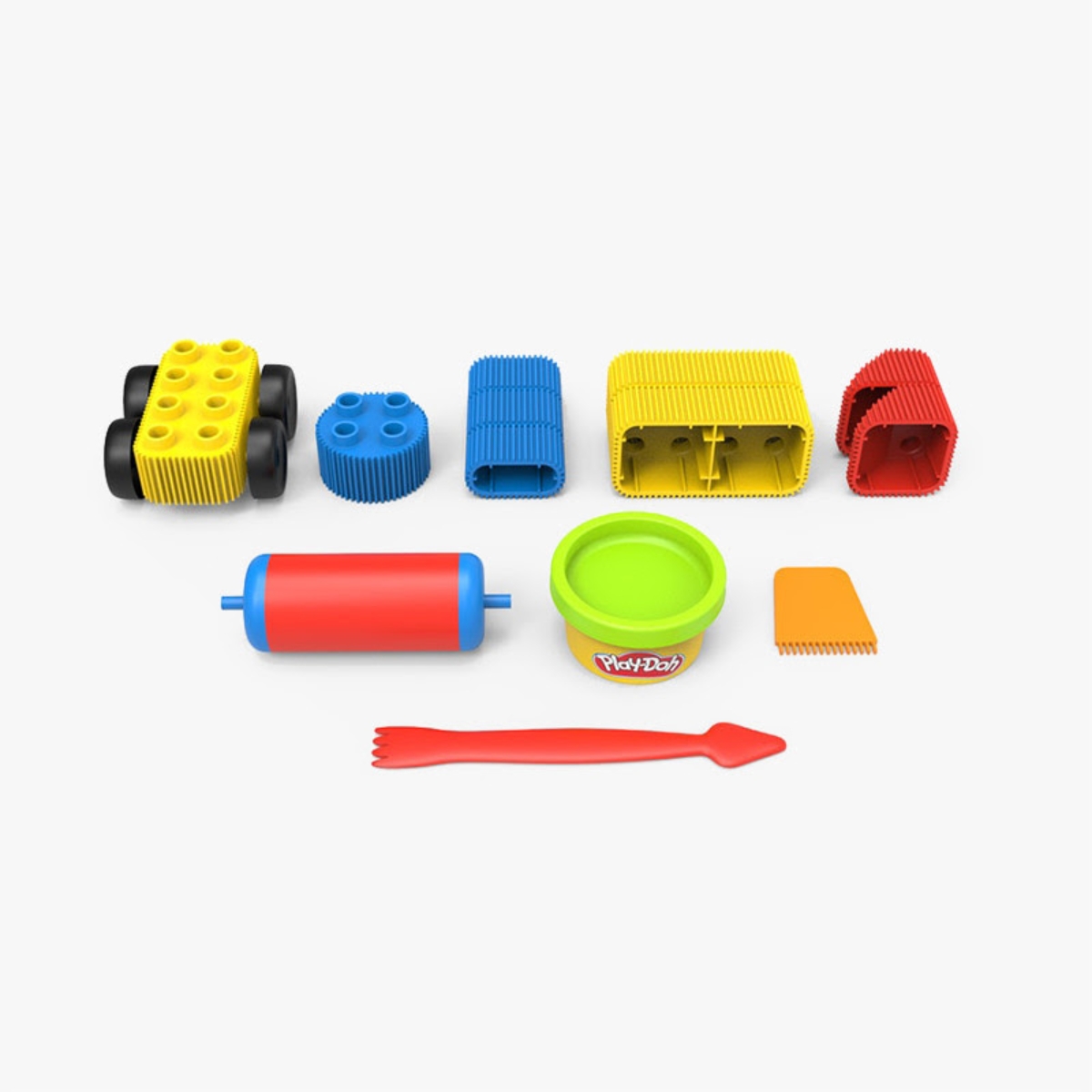 Play-Doh Seat N' Storage Blocks Set Unisex, 3-4 Years
