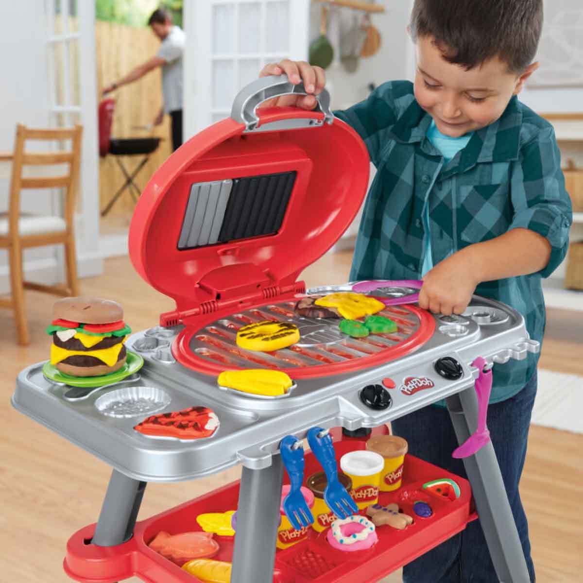 Play-Doh Sizzlin' Grill Toy Playset Unisex, 3-4 Years