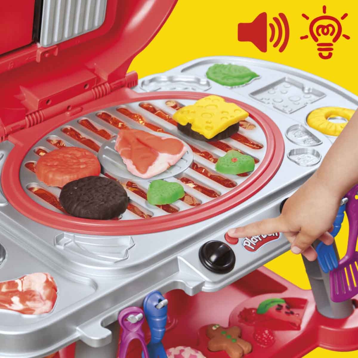 Play-Doh Sizzlin' Grill Toy Playset Unisex, 3-4 Years