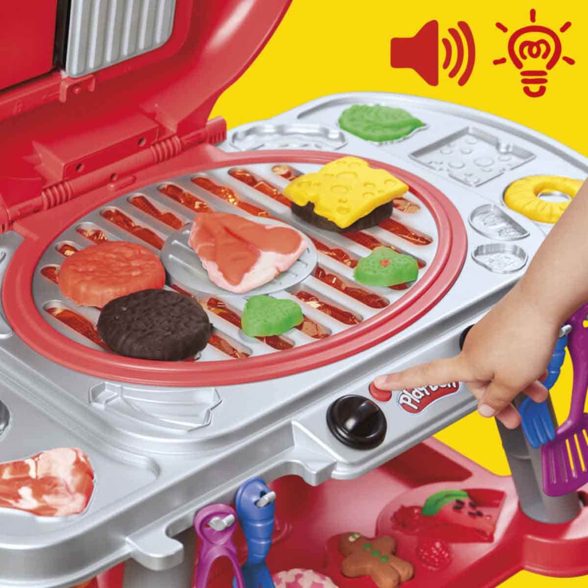 Play-Doh Sizzlin' Grill Toy Playset Unisex, 3-4 Years